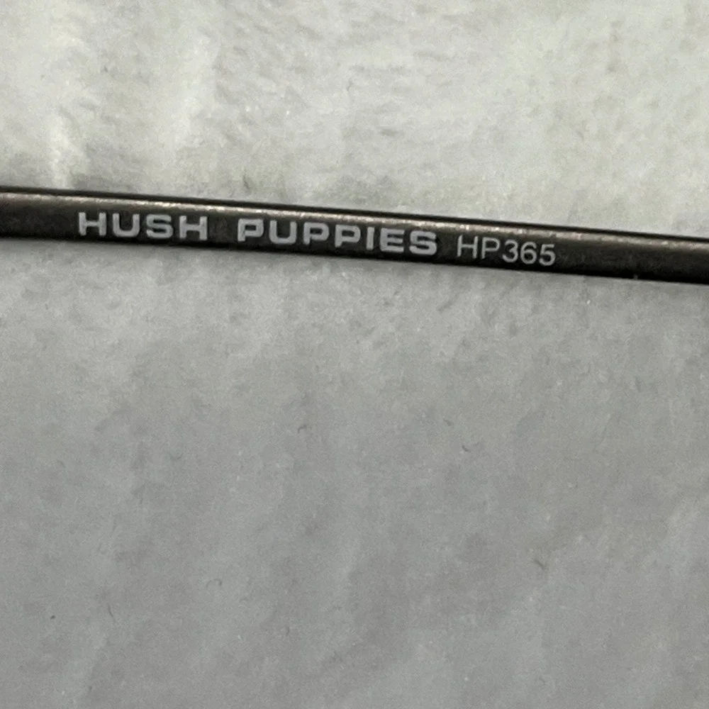 Hush Puppies Kenmark HP365 Gunmetal Rectangular Eyeglasses‎ Frames 48-19-135 ST